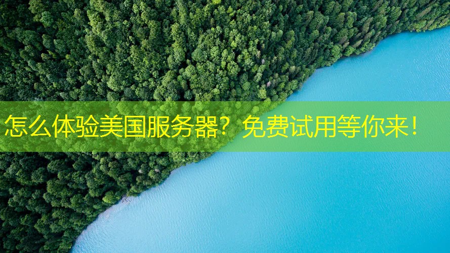 怎么体验美国服务器？免费试用等你来！