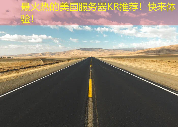 最火热的美国服务器KR推荐！快来体验！