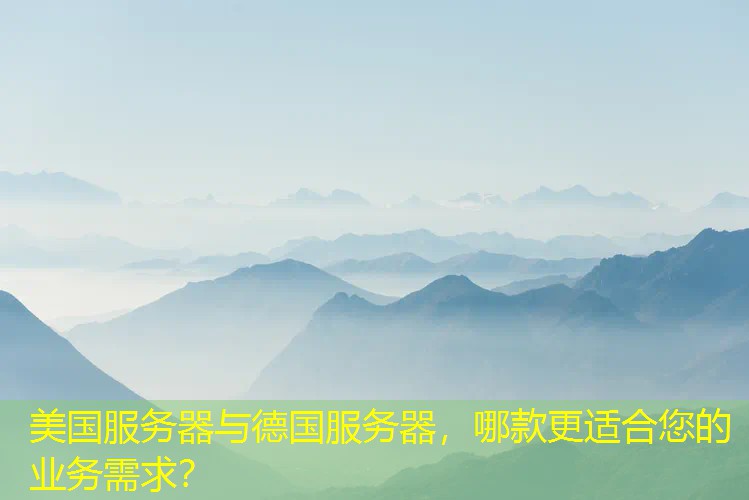 美国服务器与德国服务器，哪款更适合您的业务需求？
