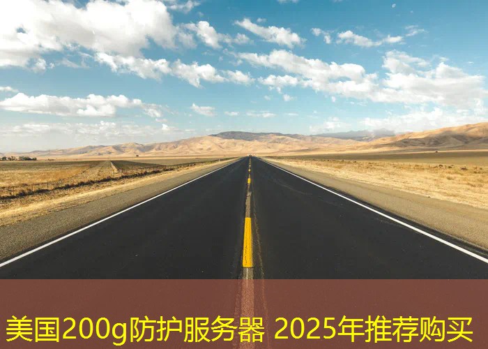 美国200g防护服务器 2025年推荐购买