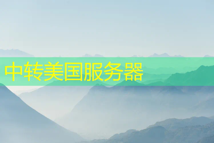 中转美国服务器