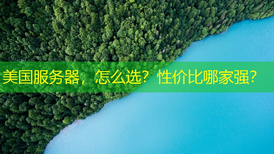 美国服务器，怎么选？性价比哪家强？